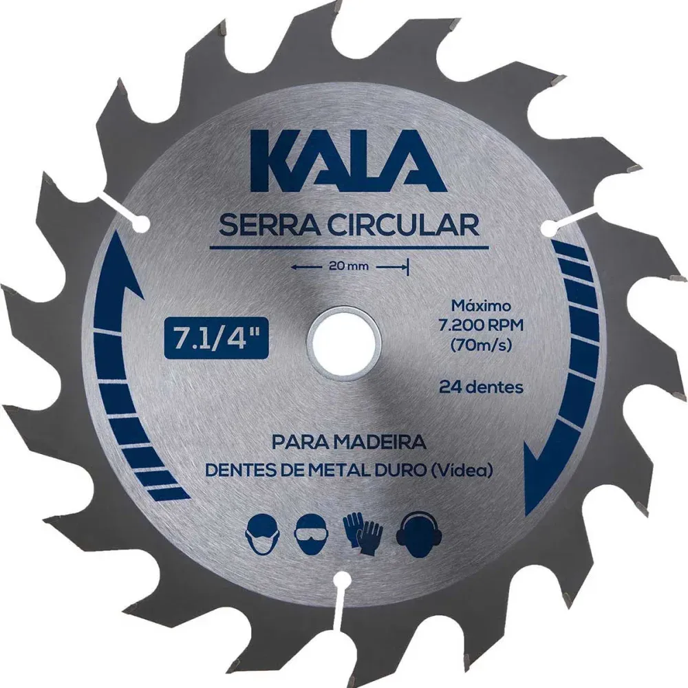 Serra Circular para Madeira com 48 Dentes 14” -356mm Kala